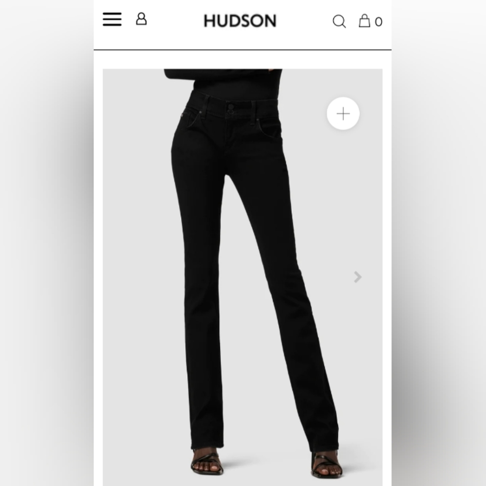 Hudson Beth Mid-Rise Baby Bootcut Jean